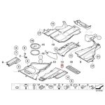 Original BMW E46 Cover Penutup Kolong Transmisi Gearbox Tengah KIRI - Image 5