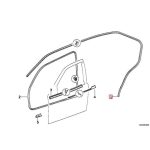Original BMW E36 Roof Frame Weatherstrip Karet Seal KIRI 51718174757