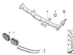 Original BMW E39 Talang Air Kap Mesin Depan KANAN 51718193202 - Image 4
