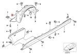 Original BMW Z3 Cover Inner Fender Liner Depan KIRI 51718397685 - Image 4