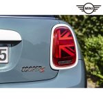 Original MINI F55 F56 F57 Aspen White MINI toolBox Colourline Ring Trim Lampu Belakang Putih SET KIRI KANAN