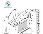 Original BMW I20 iX EV Weatherstrip Karet Seal Body Pintu Depan KIRI ATAU KANAN 51729854720