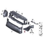 Original BMW F30 Brake Air Duct Selongsong Rem Depan KANAN 51747255418 - Image 4