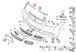 Original BMW E90 E91 E92 E93 Lis Karet Seal Dalam Kap Mesin - Gambar 6