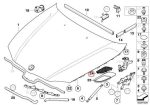 Original BMW E90 E92 E93 M3 Trim Grill Kap Mesin KIRI - Image 4
