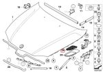 Original BMW E90 E92 E93 M3 Trim Grill Kap Mesin KANAN - Image 5
