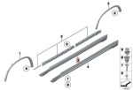 Original BMW E84 X1 Side Skirt Rocker Panel Trisplang KANAN - Image 4