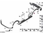 Original MINI F55 Pre-LCI Wheel Arch Lis Over Fender Flare Pintu Belakang KIRI 51777329031 - Image 6