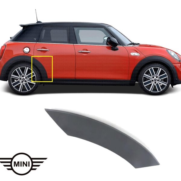 Original MINI F55 Pre-LCI Wheel Arch Lis Over Fender Flare Pintu Belakang KANAN 51777329032