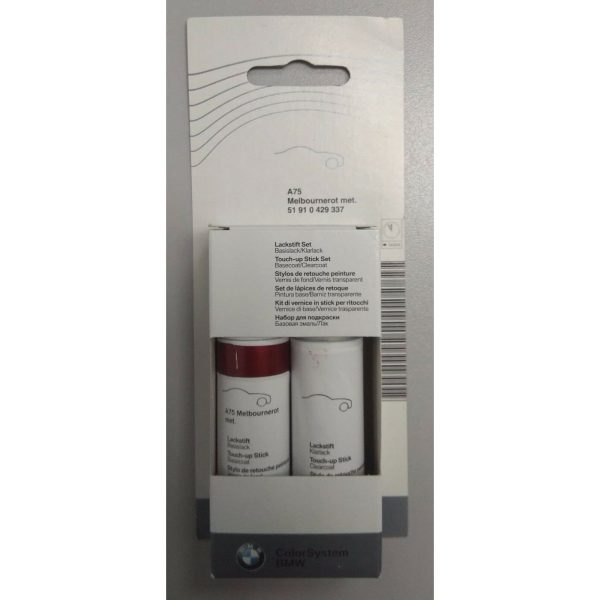 Original BMW Melbourne Red Metallic A75 Touch Up Paint Cat Oles Mobil