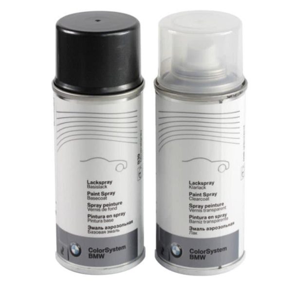 Original BMW Carbon Black Met. 416 Touch Up Spray Paint - Cat Semprot