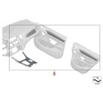 Original BMW F25 X3 F26 X4 M Performance Carbon Fiber Interior Trim - Image 5
