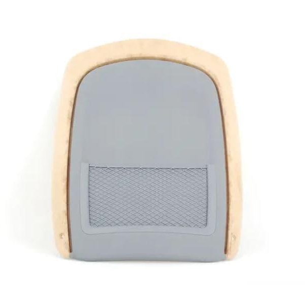 Original BMW E46 Seat Backrest Cover Penutup Sandaran Jok Depan - Grey