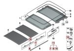 Original BMW E84 X1 Sunroof Headliner Mechanism Repair Kit 54102993878 - Image 3