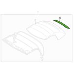 Original BMW Z3 Kaca Jendela Plastik Belakang Zip Fastener 54318401027 - Image 5
