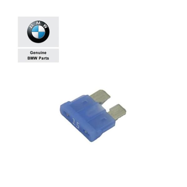 Original BMW Sekring 15 Ampere FUSE MAXI 15A Biru