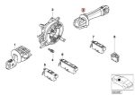 Original BMW E39 E46 E83 X3 E53 X5 Tuas Kontrol Wiper Switch Column - Gambar 4