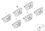 Original BMW E53 X5 Switch Saklar Tombol Lampu Xenon 61318380255