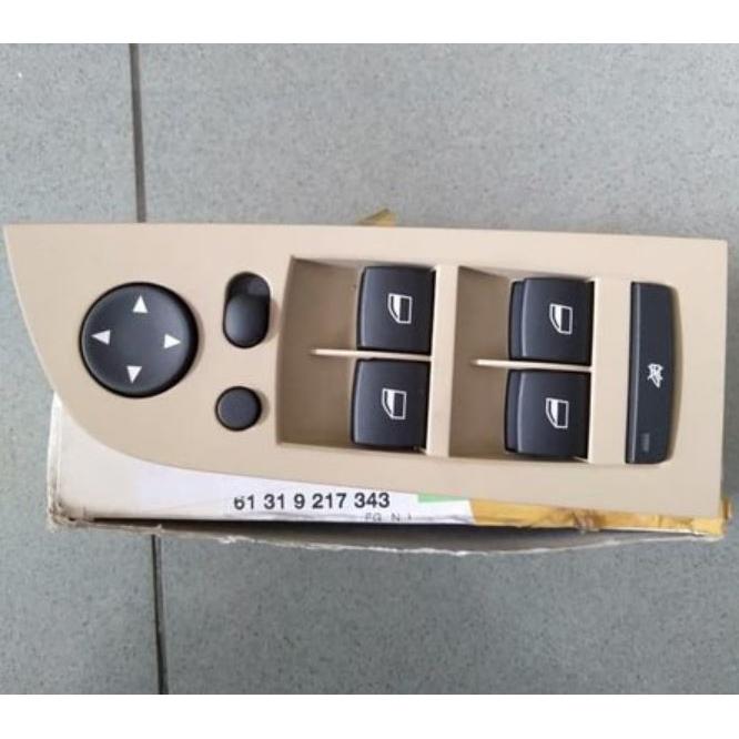 61319217343_A Original BMW E90 Tombol Power Window Switch Pintu Driver Kanan Beige - Image 1