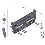 BMW F02 F10 Button Repair Kit Tombol Rotary Switch Auto AC 61319393931 - Gambar 5