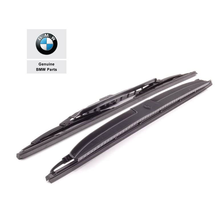 61618217706+61618217714_A Original BMW E32 E34 Wiper Blades Karet Penghapus Kaca Mobil - Image 1
