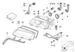 Ori BMW E46 Facelift Cover Lens Mika Kaca Lampu Depan KANAN - Image 3