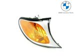 Original BMW E46 USDM Chrome Ring Turn Signal with Side Marker Lampu Sein Sen Orange Depan KANAN 63136915384