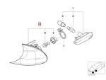 Original BMW E46 Coupe Cabrio Turn Signal Lampu Sein Sen Depan KIRI - Image 5