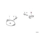 Original BMW E46 M3 E38 Lampu Sen Putih Fender Samping KANAN 63137165846 - Image 4