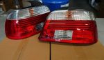 Original BMW E39 Facelift Lampu Belakang Stop Lamp Sen Putih SEPASANG