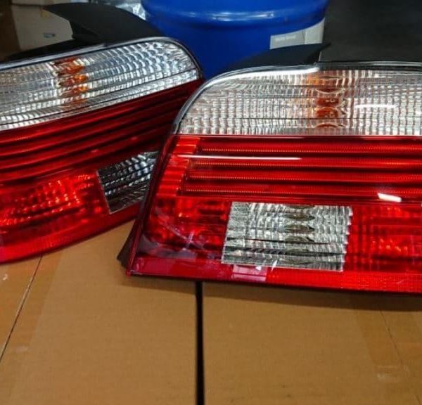 Original BMW E39 Facelift Lampu Belakang Stop Lamp Sen Putih SEPASANG