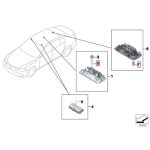 Original BMW F02 Bohlam Lampu Baca Interior 12V 6W XENON 63217160908 - Image 5