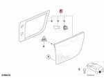 Original BMW E53 X5 LCI Stop Lamp Lampu Belakang Sisi Dalam Bagasi KIRI 63217164485 - Image 4