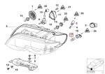 Original BMW E53 X5 Facelift Bohlam Lampu Sen Depan S8 PY27 7W - Image 5