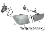Original BMW F30 Bulb Holder Socket Rumah Lampu Rem Belakang KIRI