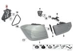 Original BMW F30 Bulb Holder Socket Rumah Lampu Rem Belakang KANAN