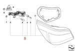 Original BMW E60 LCI Facelift Stop Lamp Lampu Belakang - KANAN - Gambar 5