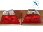 Original BMW E46 Pre-LCI Stop Lamp Lampu Belakang Sen Putih Bening Sisi Luar SET KIRI KANAN