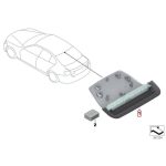 BMW F30 Stop Lamp Lampu Rem Tengah Bawah Jendela 3rd Brake Light HITAM - Image 4