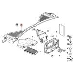 Original BMW E70 X5 E71 X6 Cover Microfilter Housing kanan 64316945584 - Image 4