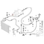 Original BMW E46 M43 Selang AC Radiator - Kompressor 64536904775 - Image 4