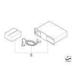 Original BMW E60 E61 6 CD Changer Retrofit Kit 65120390523 - Image 3
