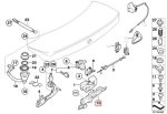 Original BMW E65 E66 Motor Pengunci Bagasi Trunk Lid Lock Drive - Image 5