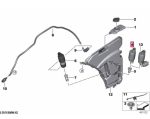Original BMW E84 X1 F90 M5 G30 G31 G32 G11 G12 G05 X5 G07 X7 G09 XM Washer Pump Pompa Motor Air Wiper Kaca Depan 67127310147 - Image 3