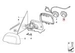 Original BMW E83 X3 Motor Spion Mirror Actuator KIRI 67137237383 - Image 4