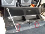 Original MINI R56 JCW GP2 Rear Seat Tool Compartment Seat Delete Retrofit 71107330570 - Image 5
