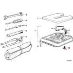 BMW E21 E30 E36 E12 E28 Tool Box Screw Plug Baut Kotak Toolkit Bagasi - Image 4
