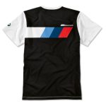 Original BMW M Motorsport Kaos T-Shirt Pria Putih Size XL 2461104 - Image 3