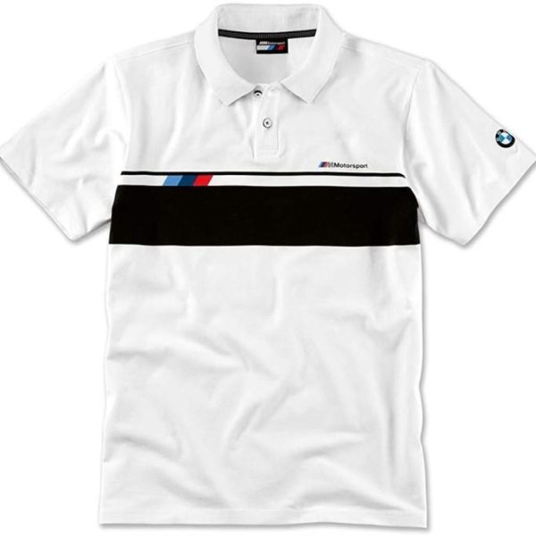 Original BMW M Motorsport Polo Shirt Kaos Polo Pria Size M 2461107