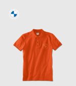 Original BMW Logo Kaos Polo Shirt Orange Size M 80142466163